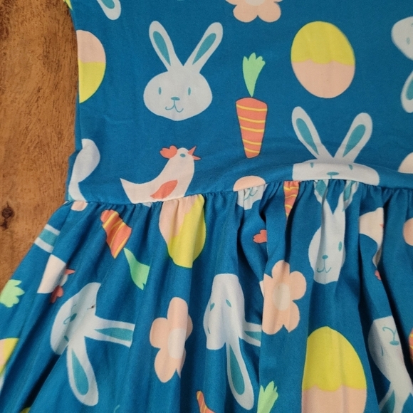 2/$30 NWT Girls 7 Easter Bunny Spring Dress - Picture 14 of 16